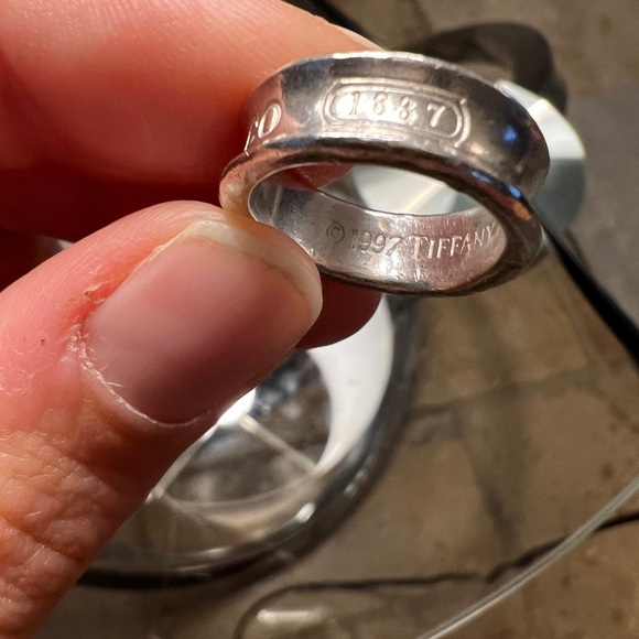 Authentic Tiffany & Co. Sterling Silver 1837 Ring - Picture 7 of 15